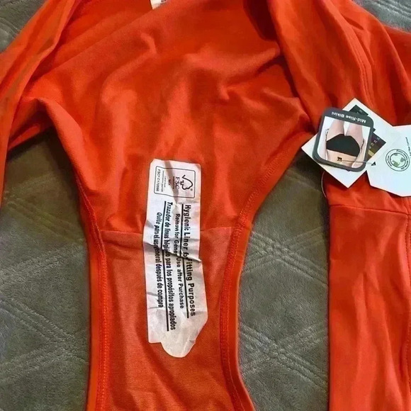 Time and Tru Orange & White 3X Two Piece Bathing Suit Bikini.  NWT - Picture 4 of 10